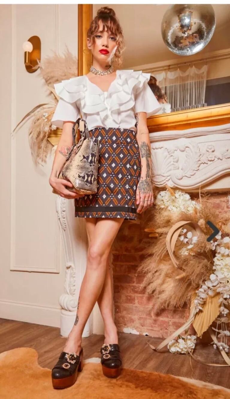 Autumn Adeigbo LaLa Skirt SZ 4 (NWOT)
